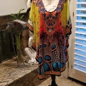 Multi colour tunic